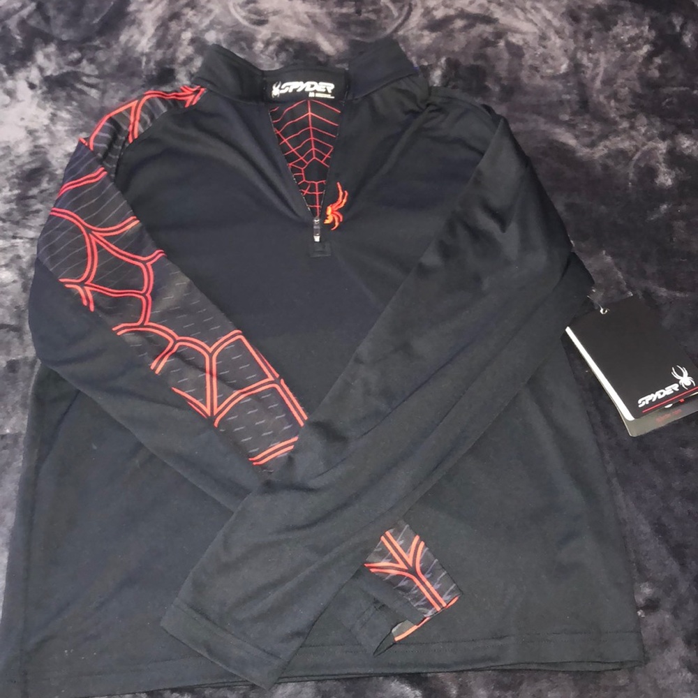 COPY - Brand new Spyder DryWeb 1/2 zip pullover -…